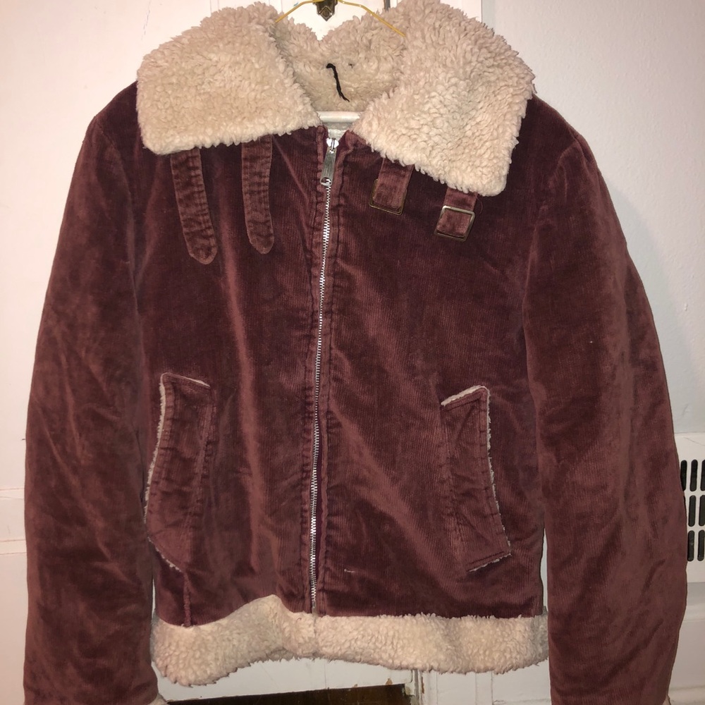 William Barry Corduroy/Sherpa Bomber Jacket